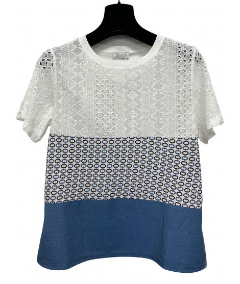 Maglia Fantasia D-7873 - Encaty Maglieria e t-shirt donna ECD-7873