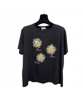 T-shirt Stampa K535 - Encaty Maglieria e t-shirt donna ECK535