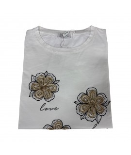 T-shirt Stampa K535 - Encaty Maglieria e t-shirt donna ECK535