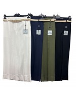 Pantaloni Lino 25301 - Bianca Ghirelli Pantaloni donna BG25301
