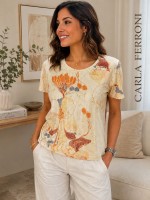 T-shirt Fantasia 22080 - Carla Ferroni Maglieria e t-shirt donna CF22080