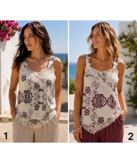 Canotta Fantasia 50267 - Carla Ferroni Top e canotte CF50267