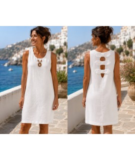 Vestito Lino 25292 - Kiara Contini Vestiti e abiti  KC25292