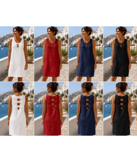 Vestito Lino 25292 - Kiara Contini Vestiti e abiti  KC25292