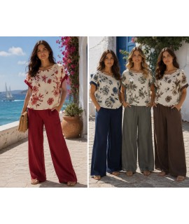 Casacca Fantasia 80069 - Patrizia Blasio Camicie e Bluse donna PB80069