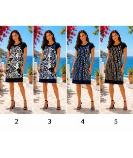 Vestito Sara Fantasia - Perla Oversize Vestiti e abiti  POSARAFANT