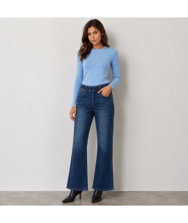 Jeans Elastico Zampa L6008 - Encaty Jeans donna ECL6008