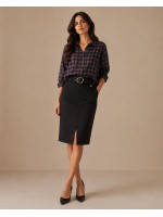 Gonna Gessato 70428 - Carla Ferroni Gonne donna CF70428