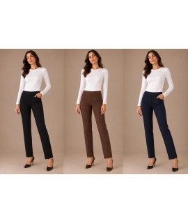 Pantaloni Tinta Unita 16224 - Carla Ferroni Pantaloni donna CF16224