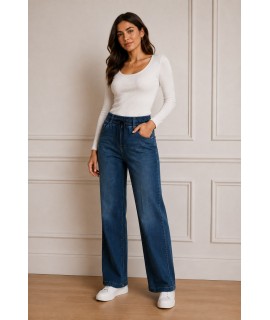Jeans con Elastico Samira - Perla Oversize Jeans donna POSAMIRA