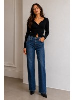 Jeans con Strass Olessia - Perla Oversize Jeans donna POOLESSIA