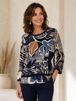 Maglia Madrid Fantasia - Perla Oversize Maglieria e t-shirt donna POMADRID
