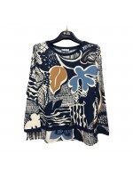 Maglia Madrid Fantasia - Perla Oversize Maglieria e t-shirt donna POMADRID