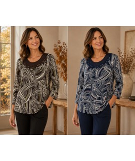 Maglia Curvy Martina Over - Perla Oversize Maglieria e t-shirt donna POMARTINAOVER