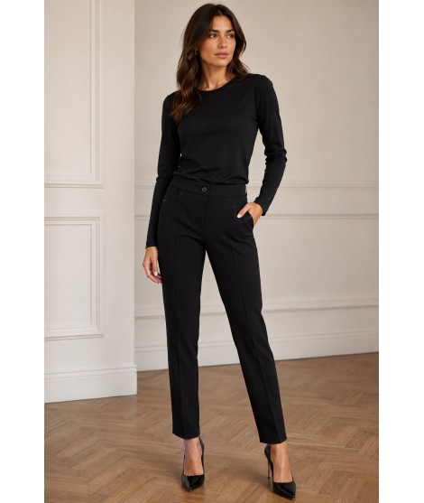 Pantaloni Bottone Vicky - Perla Oversize Pantaloni donna POPICKY