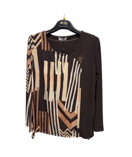 Maglia Fantasia Rita - Perla Oversize Maglieria e t-shirt donna PORITA