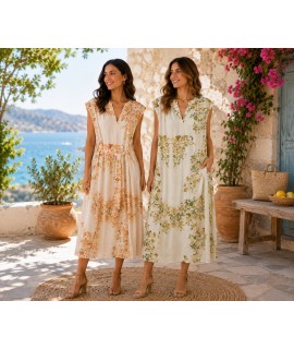 Vestito Smanicato C583 - Linda's Vestiti e abiti  LINC583