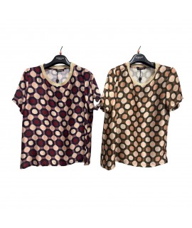Casacca Fantasia D2938 - Romi-hò Camicie e Bluse donna RHD2938
