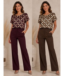 Casacca Fantasia D2938 - Romi-hò Camicie e Bluse donna RHD2938
