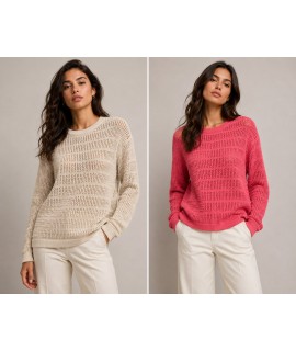 Maglione Tinta Unita 26353 - Carla Ferroni Maglieria e t-shirt donna CF26353