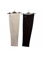 Pantaloni Punto Milano Caterina - Perla Oversize Pantaloni donna POCATERINA