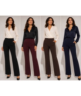 Pantaloni Scuba Zampa SC85 - Simona Costa Pantaloni donna SC85