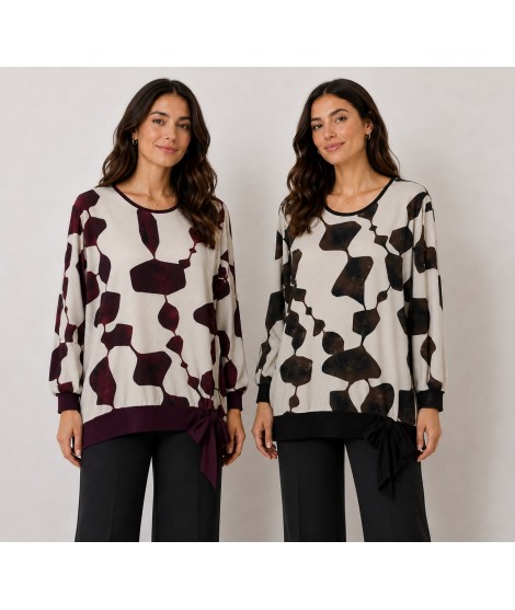 Maglia Curvy Lavinia - Equilibrio Maglieria e t-shirt donna EQLAVINIA