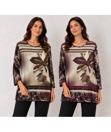 Maglia Curvy Eleonora - Equilibrio Maglieria e t-shirt donna EQELEONORA