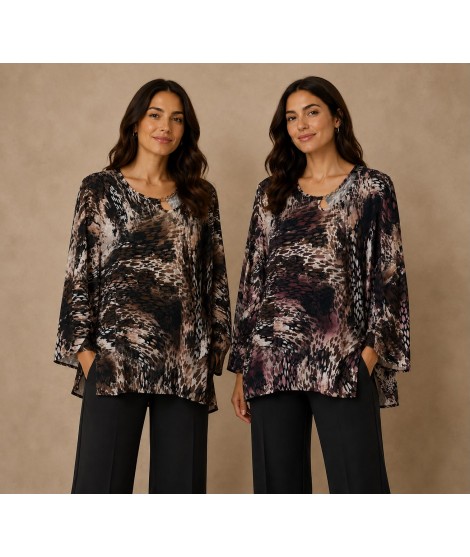 Maglia Curvy Oriana - Equilibrio Maglieria e t-shirt donna EQORIANA
