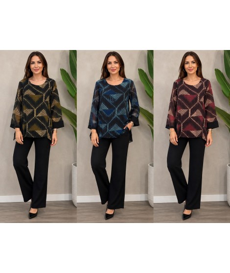 Bluse Curvy Eva Over - Perla Oversize Camicie e Bluse donna POEVAOVER