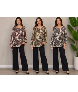 Maglia Fantasia Nadia - Perla Oversize Maglieria e t-shirt donna PONADIA