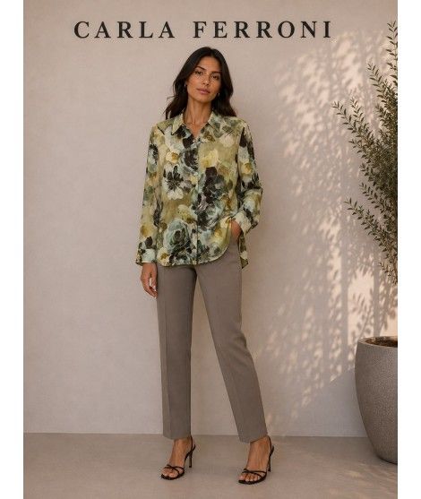 Camicia Fantasia 50318 - Carla Ferroni Camicie e Bluse donna CF50318