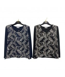 Maglia Paillettes Marta - Perla Oversize Maglieria e t-shirt donna POMARTA