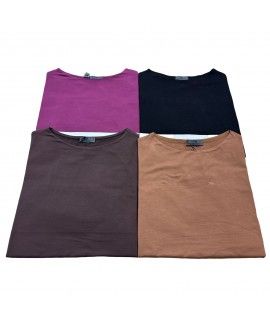 Maglia Tinta Unita F212 - Bianca Ghirelli Maglieria e t-shirt donna BGF212