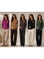Maglia Tinta Unita F208 - Bianca Ghirelli Maglieria e t-shirt donna BGF208