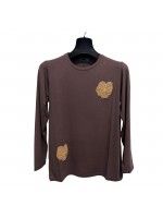 Maglia Tinta Unita F208 - Bianca Ghirelli Maglieria e t-shirt donna BGF208
