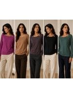 Maglia Tinta Unita F204 - Bianca Ghirelli Maglieria e t-shirt donna BGF204