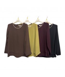 Bluse Tinta Unita 11400 - Donna Bella Camicie e Bluse donna DB11400