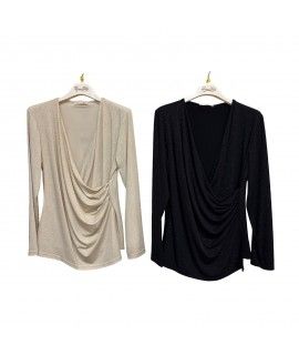 Maglia Lurex 11360 - Donna Bella Maglieria e t-shirt donna DB11360