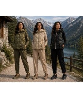 Giubbino Smanicato Z-72818 - Encaty Piumini e giubbini ECZ-72818