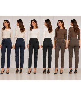 Pantaloni Nadia Jeans - Perla Oversize Pantaloni donna PONADIAJEANS