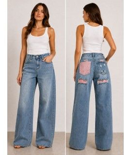 Jeans Bottone YW280 - Encaty Jeans donna ECYW280
