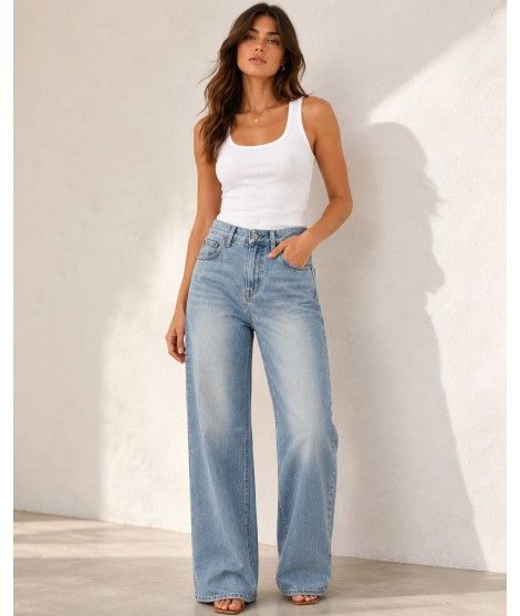 Jeans Bottone TK501 - Encaty Jeans donna ECTK501