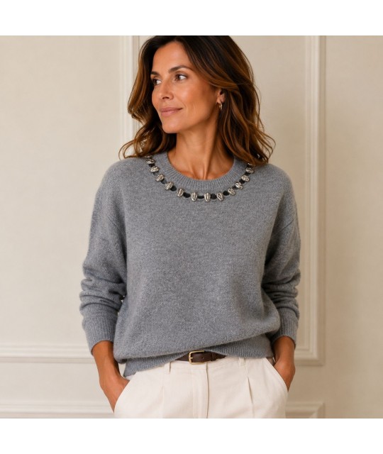 Maglia Girocollo 26390 - Carla Ferroni Maglieria e t-shirt donna CF26390