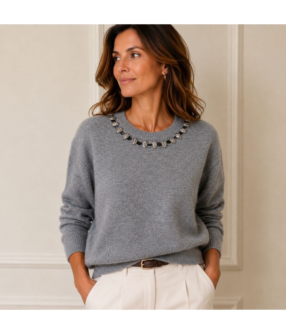 Maglia Girocollo 26390 - Carla Ferroni Maglieria e t-shirt donna CF26390