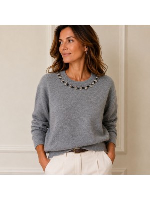 Maglia Girocollo 26390 - Carla Ferroni Maglieria e t-shirt donna CF26390