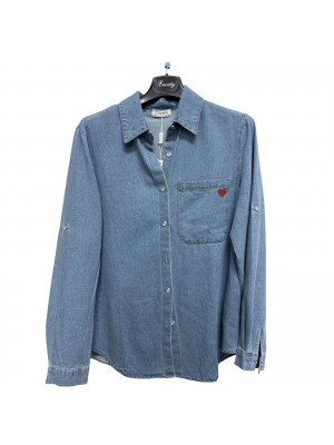 Camicia Chambray K8224 - Encaty Camicie e Bluse donna ECK8224