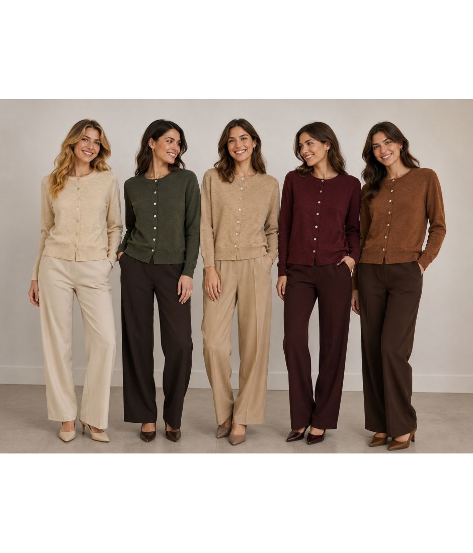 Maglia Bottoni T5271 - Encaty Maglieria e t-shirt donna ECT5271