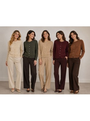 Maglia Bottoni T5271 - Encaty Maglieria e t-shirt donna ECT5271