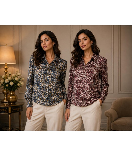 Camicia Fantasia 80073 - Patrizia Blasio Camicie e Bluse donna PB80073